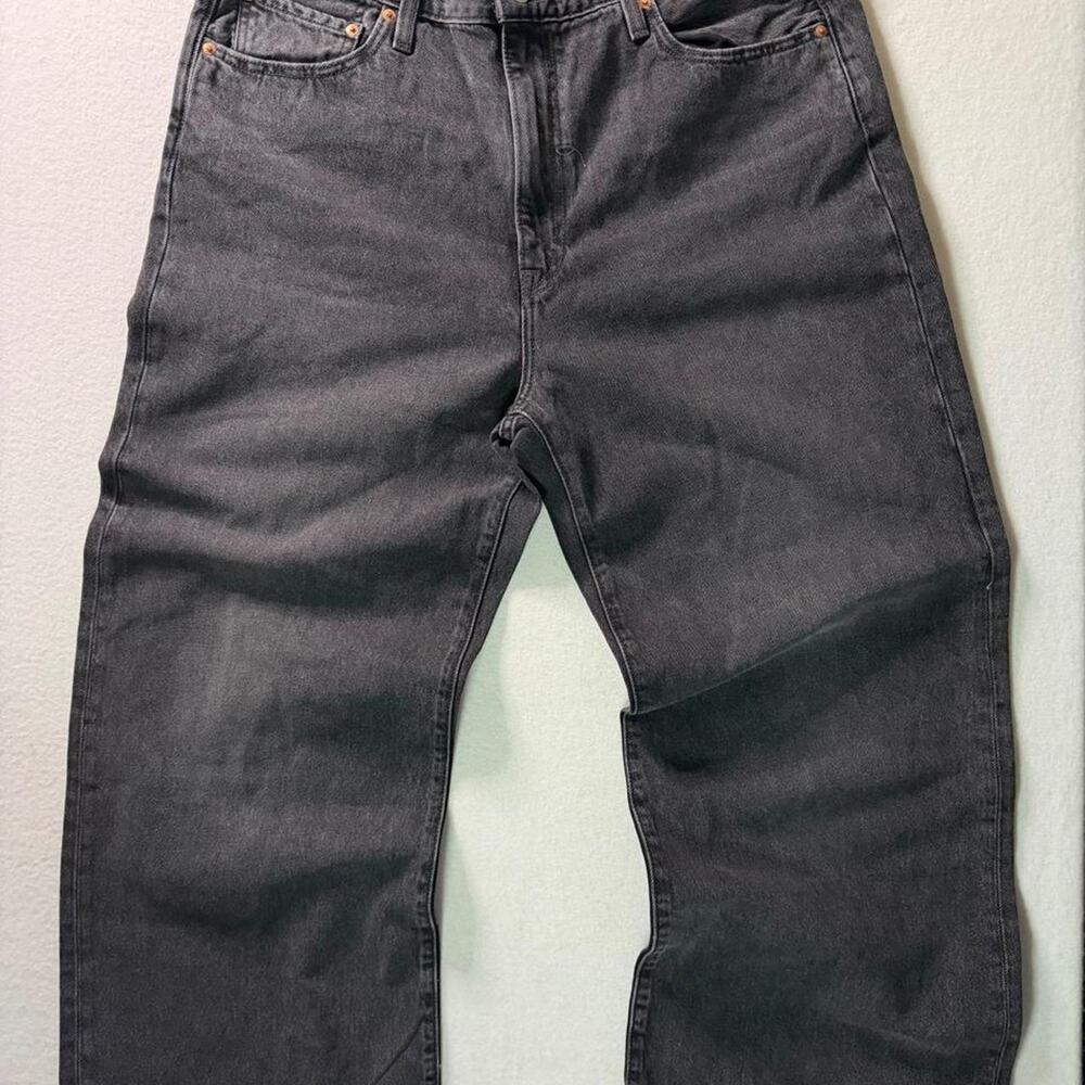 Levis ribcage wide leg jeans